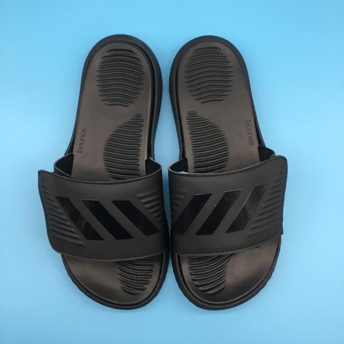 Adidas Performance Superstar M Sandal 運動拖鞋 男女情侶拖鞋魔術貼全黑 愛迪達拖鞋