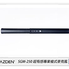☆閃新☆Azden日本 SGM-250超有感專業槍式麥克風(SGM250，公司貨)