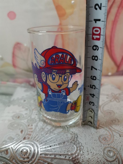 日本中古vintage 日本進口阿拉蕾 IQ博士杯子 卡通漫