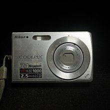 【阿輝の古物】數位相機_Nikon Coolpix S200_含電池 記憶卡_未測試_#D15