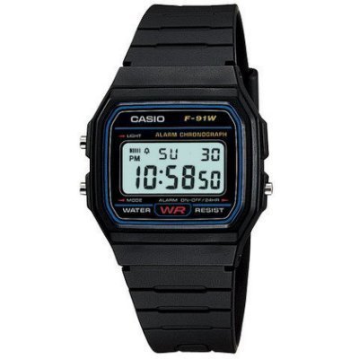 CASIO 卡西歐 經典復古數位運動錶 電子錶 學生錶 (F-91W-1)