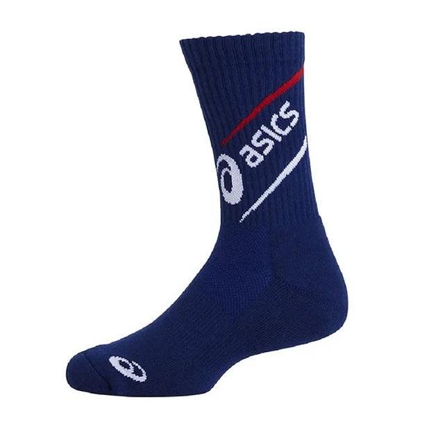 【曼森體育】ASICS 亞瑟士 中筒襪 中性款 運動襪 網球襪 排球襪 中華隊配色 2色