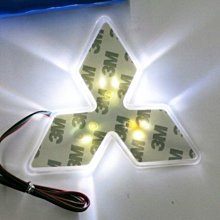 [晶站] LED MITSUBISHI車標背光燈 現貨白，紅+藍，白+紅光 車標 LOGO 發光 背光燈 尾標燈車標