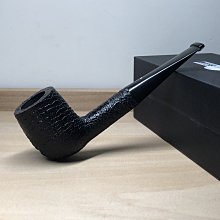 英國 Dunhill SHELL DPSRG4000/4001F 9mm濾芯 黑噴砂煙斗 0307110006