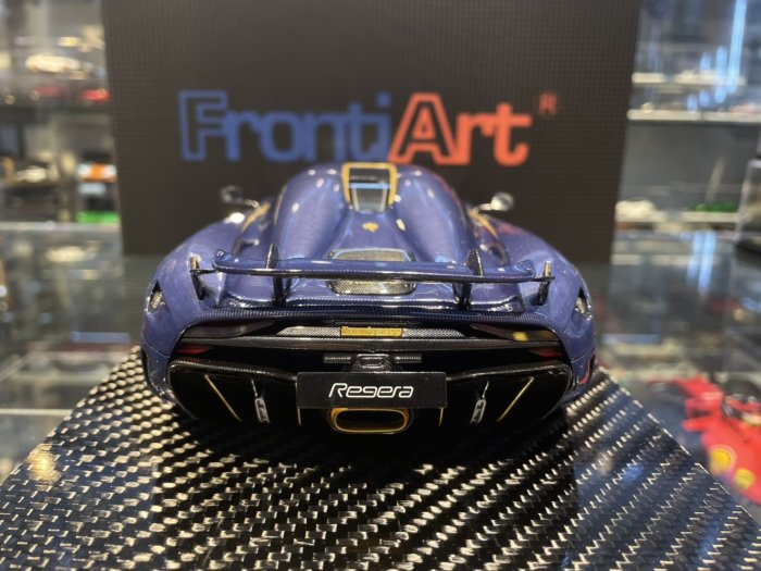 吉華科技＠ 1/18 FrontiArt Koenigsegg Regera Blue Tinted Carbon