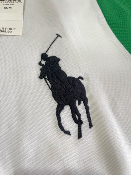 Polo Ralph Laure美國官網版 大馬刺繡網眼polo衫 M/號 肩線42公分 胸寬50公分 衣長70公分 美國購入 全新正品 現貨在台一件