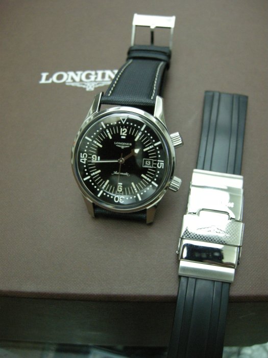 LONGINES浪琴 白鋼300m水鬼系列/  潛水家特愛專屬 大錶徑潛水錶 如新品 12/08已預定 *