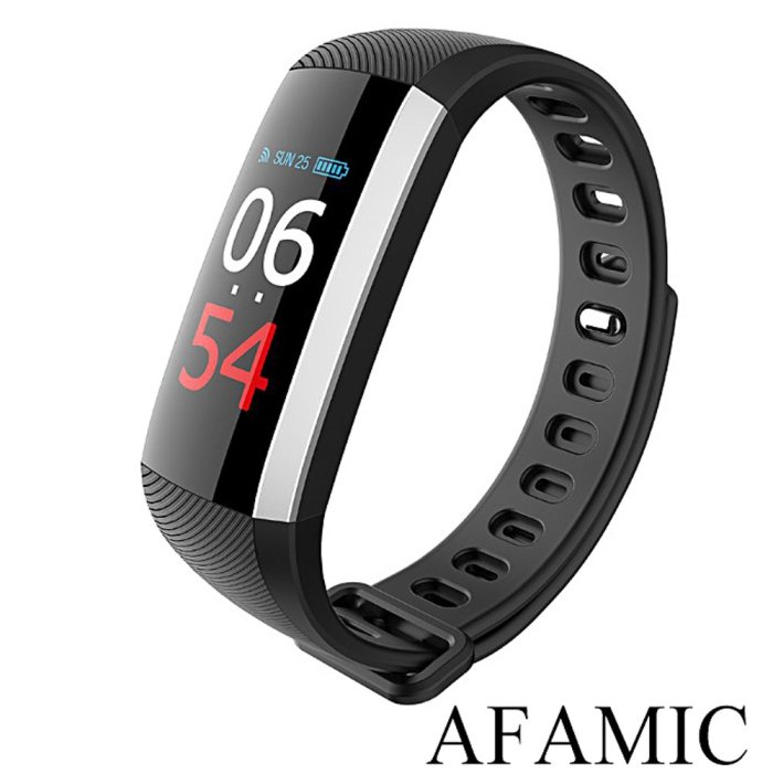 【AFAMIC 艾法】M3-PLUS彩色遙控自拍心率GPS運動手環 運動手錶