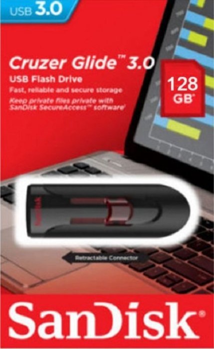 SanDisk 128GB 128G Glide【SDCZ600-128G】CZ600 USB 3.0 隨身碟