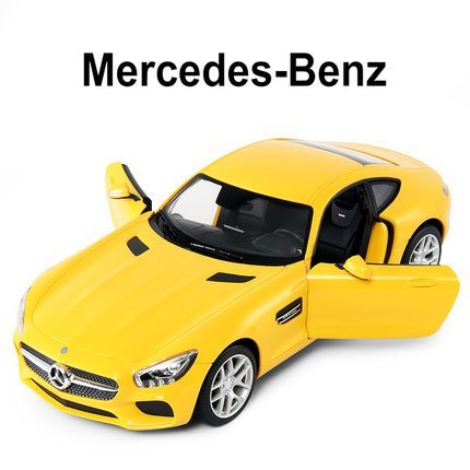 RASTAR USB 充電遙控車跑車Mercedes-BENZ AMG GT 賓士遙控開門一鍵開門