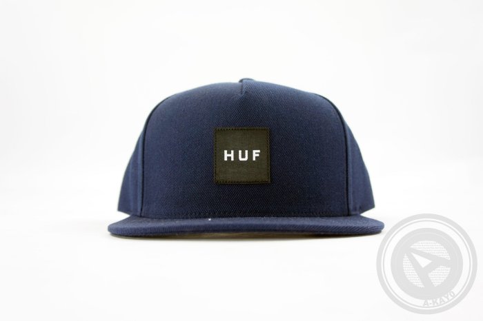 HUF 男女 BOX LOGO SNAPBACK 棒球帽 藍【HT62023NV】