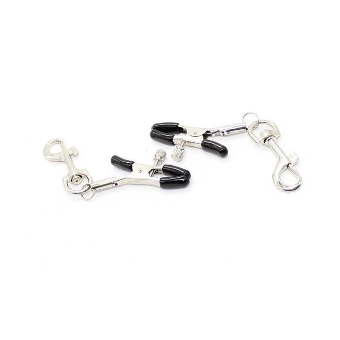 Steel metal Sexy breast nipple clamps clips flirting teasing