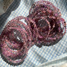 僅此一波-密集微透 滿天星礦/金草莓/超7超七4.3-4.7mm+（3圈）手珠手鍊DIY 串珠項鍊-點點水晶