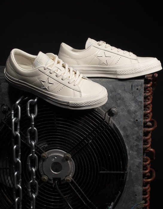 【Luxury】Converse one star hanbyeol leather 皮革帆布鞋 黑白 男女鞋 韓國正品