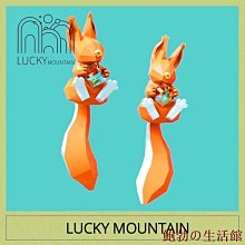 欣欣百貨【lucky mountain】綠寶石松鼠耳環原創可愛女設計感學生甜美少女耳環無耳洞耳夾個性耳飾