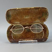 百年 / 英國 古董鍍金眼鏡框
