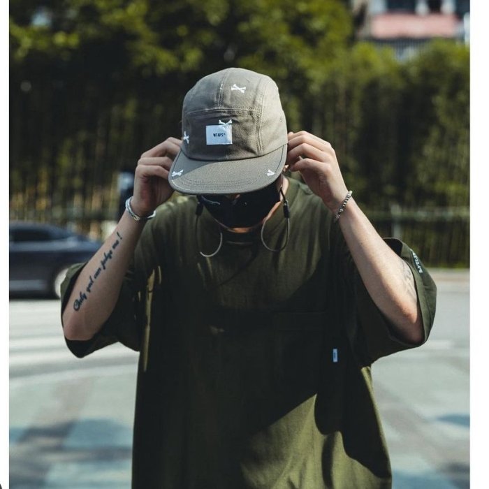 WTAPS 2022SS T-5 02 CAP CROSS BONE GREIGE ダブルタップス キャップ