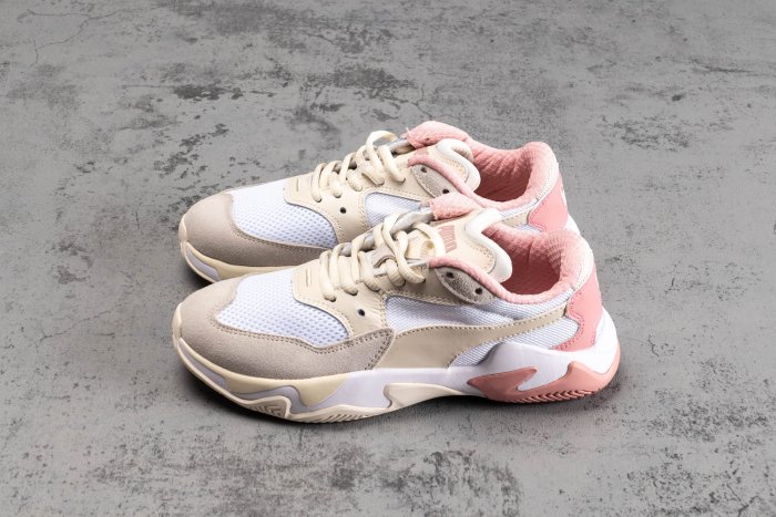 Puma Storm Origin Sneakers 復古 粉白 休閒運動慢跑鞋 男女鞋369770-04