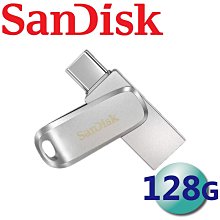 SanDisk 128GB Ultra Luxe USB Type-C USB3.2 Gen1 隨身碟 128G DDC4