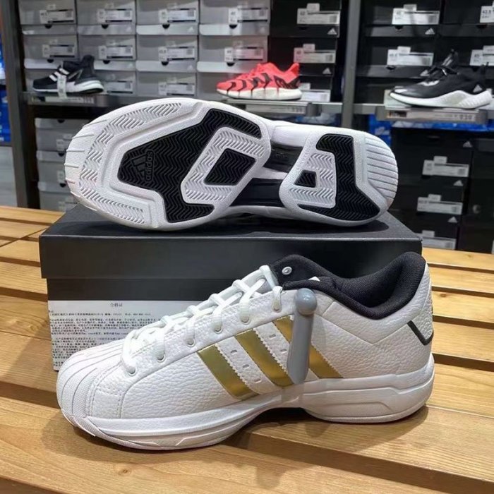 【100%正品】愛迪達Adidas男鞋2022春季款Pro Model 2G Low貝殼頭運動籃球鞋H68060 可開發