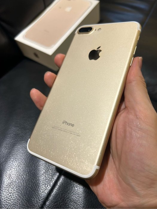 【晶晶雜貨店】二手良品 iPhone 7 Plus 128G 5.5吋 (A1784) 玫瑰金 附盒 無維修記錄 手機