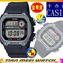 【台灣CASIO原廠公司貨】【天美鐘錶店家直營】DW-291H-1A 十年電力、200公尺防水、世界時間、5組鬧鈴