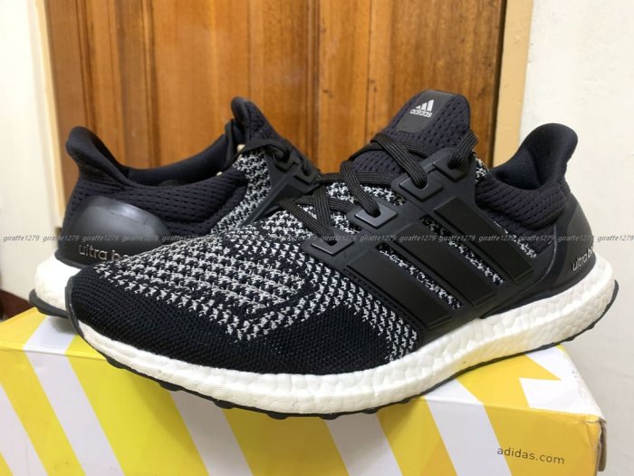 極新美品初代第一版Adidas Ultra Boost 1.0 LTD 3M 黑白反光us11 現貨