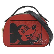 【茱麗葉精品】全新精品 COACH 專櫃商品 C6977 迪士尼聯名 撞色米奇雙層兩用包.紅/黑 現貨