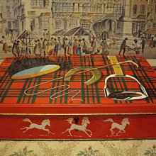 歐洲古物時尚雜貨 紅色長型鐵盒 白馬 馬蹄 拐杖 鞭 帽子 圖騰鐵盒 收納盒 擺飾收藏品