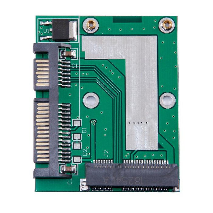 半高/mSATA/5cm/MINI pcie SSD 轉半高2.5寸接口&#92;SATA3轉接卡