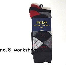 ☆【RL男生館】☆【POLO Ralph Lauren中筒襪/長襪】☆【RLD001B3】三雙/組