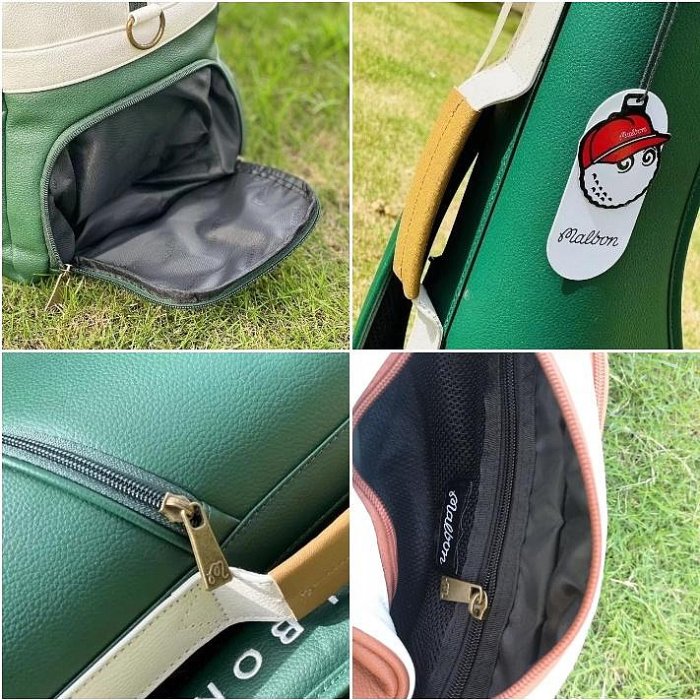 Malbon潮牌 高爾夫球包球袋 超輕便捷式高爾夫槍包球杆袋 大容量高爾夫衣物包 戶外運動便攜手包[俏俏家居精品店]