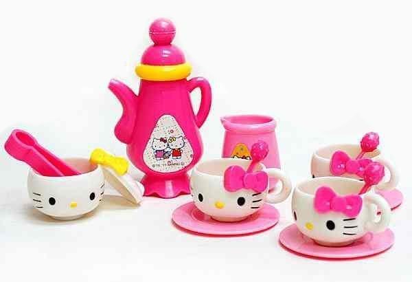 哈哈日貨小舖~日本 SANRIO 三麗鷗 正版授權 Hello Kitty 凱蒂貓 悠閒下午茶 扮家家酒 玩具