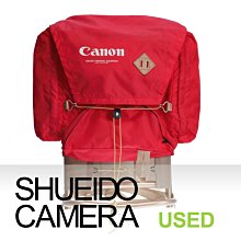 集英堂写真機【全國免運】良上品 / CANON PERSONAL 攝影相機包 後背包 紅 35X15X45 14748