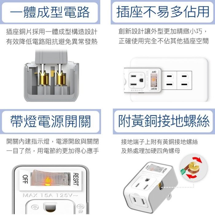 【珍愛頌】DC025 台灣製 防火材質 帶開關 3變2插頭 2座 3P轉2P插頭 3變2轉接插頭 BSMI認證 轉接頭