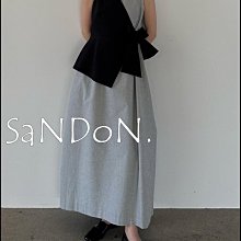 SaNDoN x『CLANE』日本高級訂製別具心機的超復古色調交叉拼接綁帶V領洋裝 230704