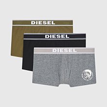 Diesel 男款 3Pack UMBX-SHAWN 三色 四角褲 內褲 三件裝 LOGO  現貨