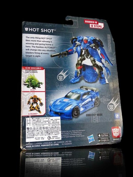 B-1 櫃 ： 代理版 HOT SHOT 熱射 TRANSFORMERS AGE OF EXTINCTION　天富