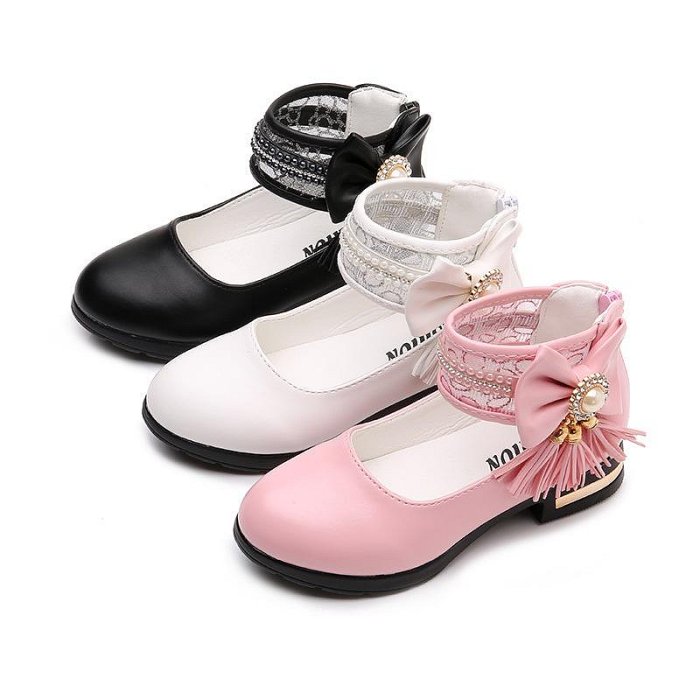 【小點點】2024女童皮鞋 公主鞋 韓版新兒童單鞋 中大童軟底單鞋 學生鞋