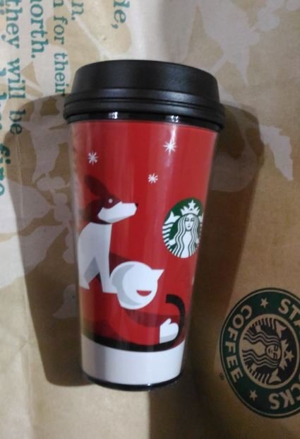 Starbucks星巴克~2011年 聖誕節 togo隨行杯12oz~全新己絶版～台北可面交