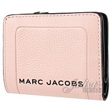 【茱麗葉精品】【全新精品 優惠中】MARC JACOBS 馬克賈伯 專櫃商品 燙印LOGO皮革扣式短夾.粉 現貨