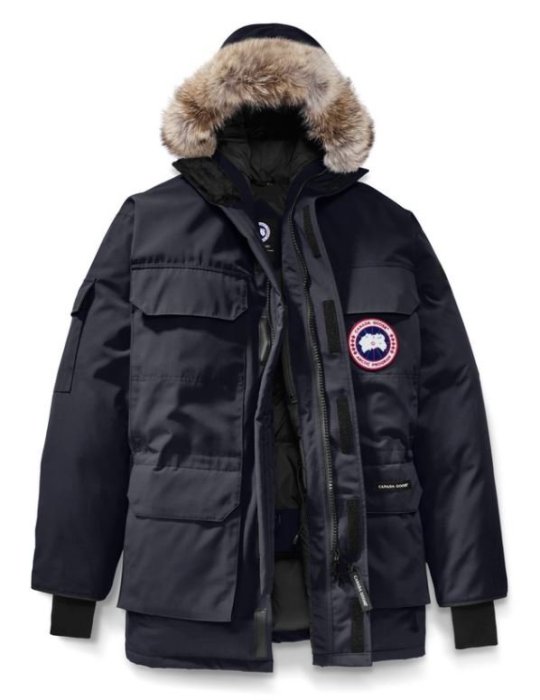 CANADA GOOSE 保證真品 基本男款長版羽絨深藍色外套 義大利正品代購 台北實體店家安心購