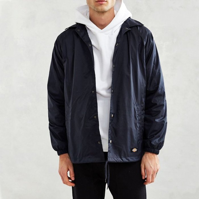 【Wind 】美國DICKIES  美版  黑  教練外套 防風  鋪棉  100% 正品  現貨