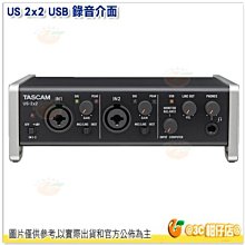 達斯冠 TASCAM US-2X2HR 錄音介面 公司貨 USB Type-C iOS 適用 直播 podcast 錄音