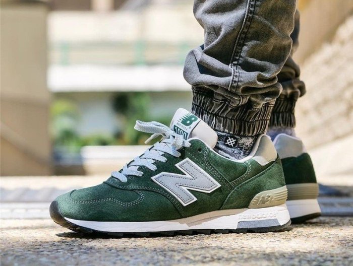 A - li 269 New Balance M1400MG 美製綠色銀灰字麂皮復古跑鞋| Yahoo