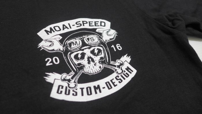 【Mr.17】MOAI SPEED 骷髏頭 鐮刀死神 地獄騎士 摩托車重型機車重機進口短袖T恤T-SHIRT(N305)