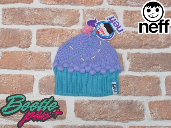 BEETLE PLUS 西門町實體店面 美國 NEFF CUPCAKE CONFFETI BEANIE 蛋糕 毛帽 蛋糕帽 藍 紫 藍莓