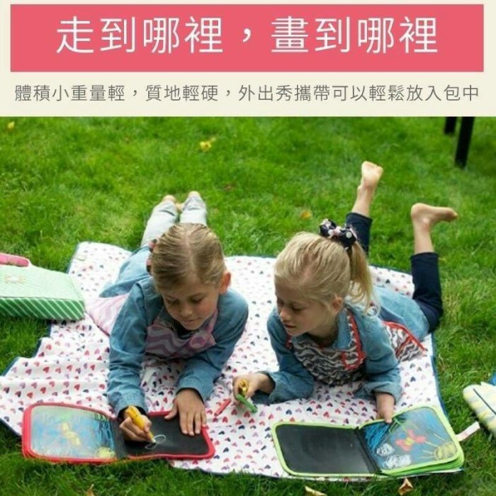 【幼兒益智塗鴉黑板書(可加購磁性粉筆套)】(一個 不挑款黑板黑)  兒童塗鴉書 生日禮物 便攜寫字小畫板書益智早教寶寶