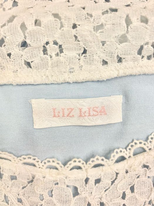 lizlisa LIZ LISA條文立體花上衣日本liz日系
