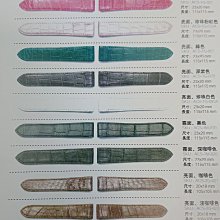 【時間探索】進口純正鱷魚皮-卡地亞 Cartier Santos 100 山度士 代用進口高級錶帶 23mm.20mm含